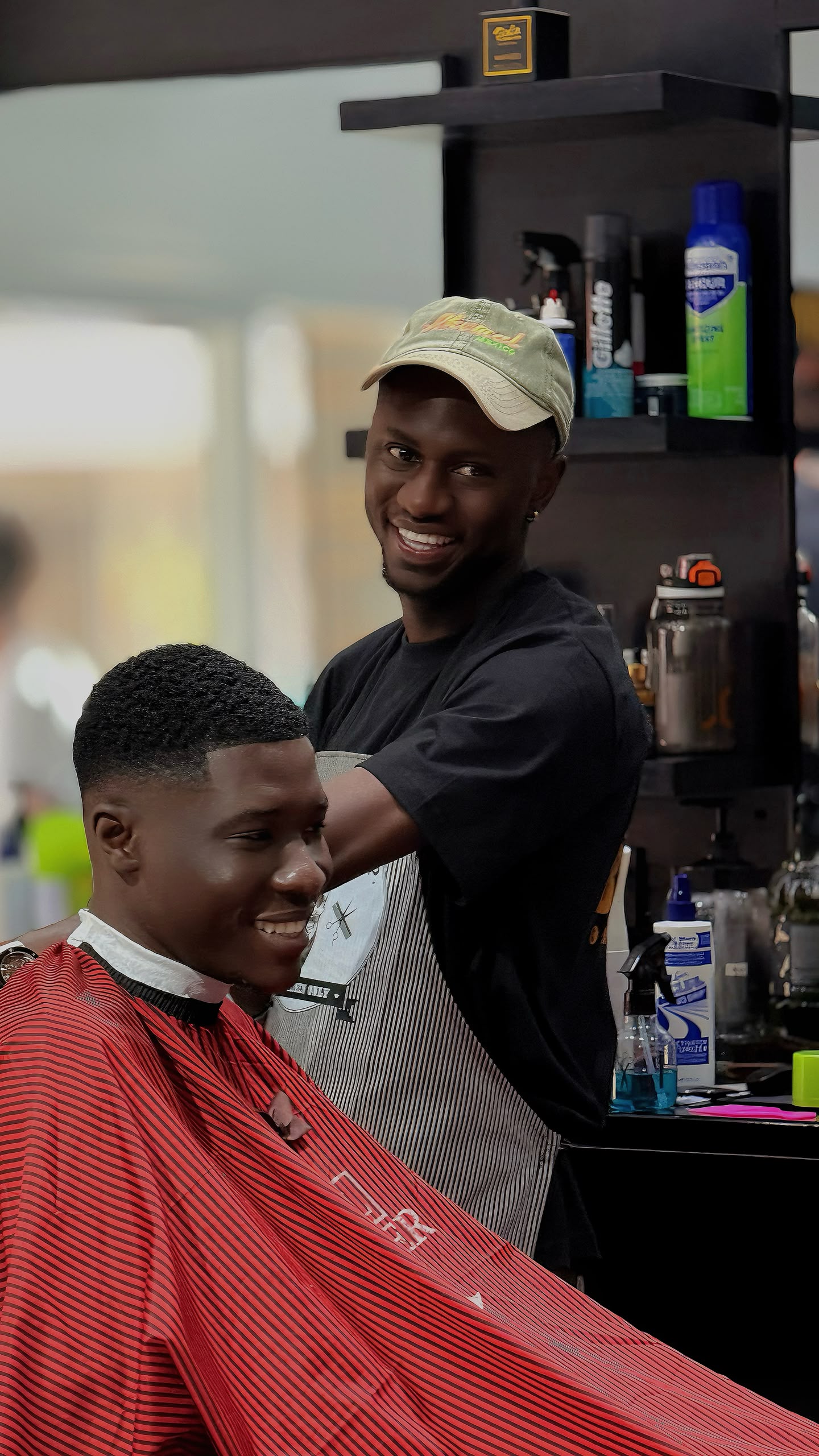 Coupe réalisée chez 221 Sen Barber